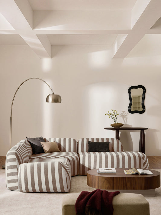 Wolstena Striped Chaise Module