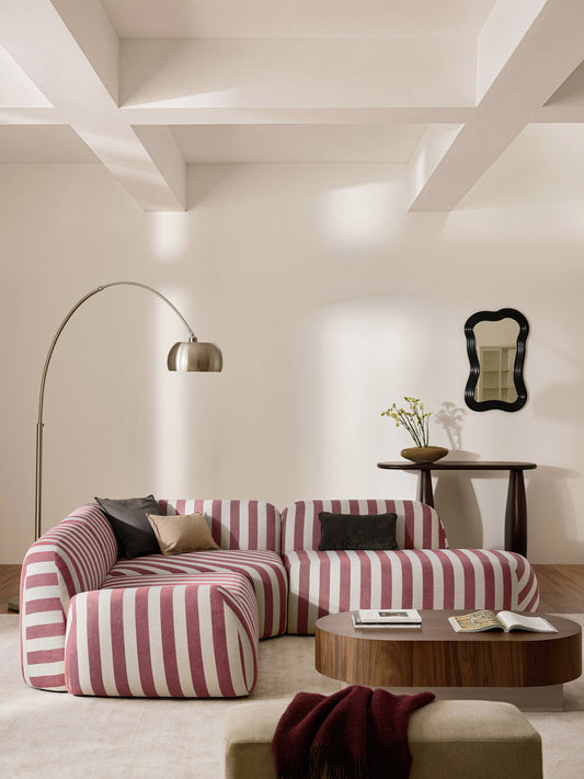 Wolstena Striped Chaise Module
