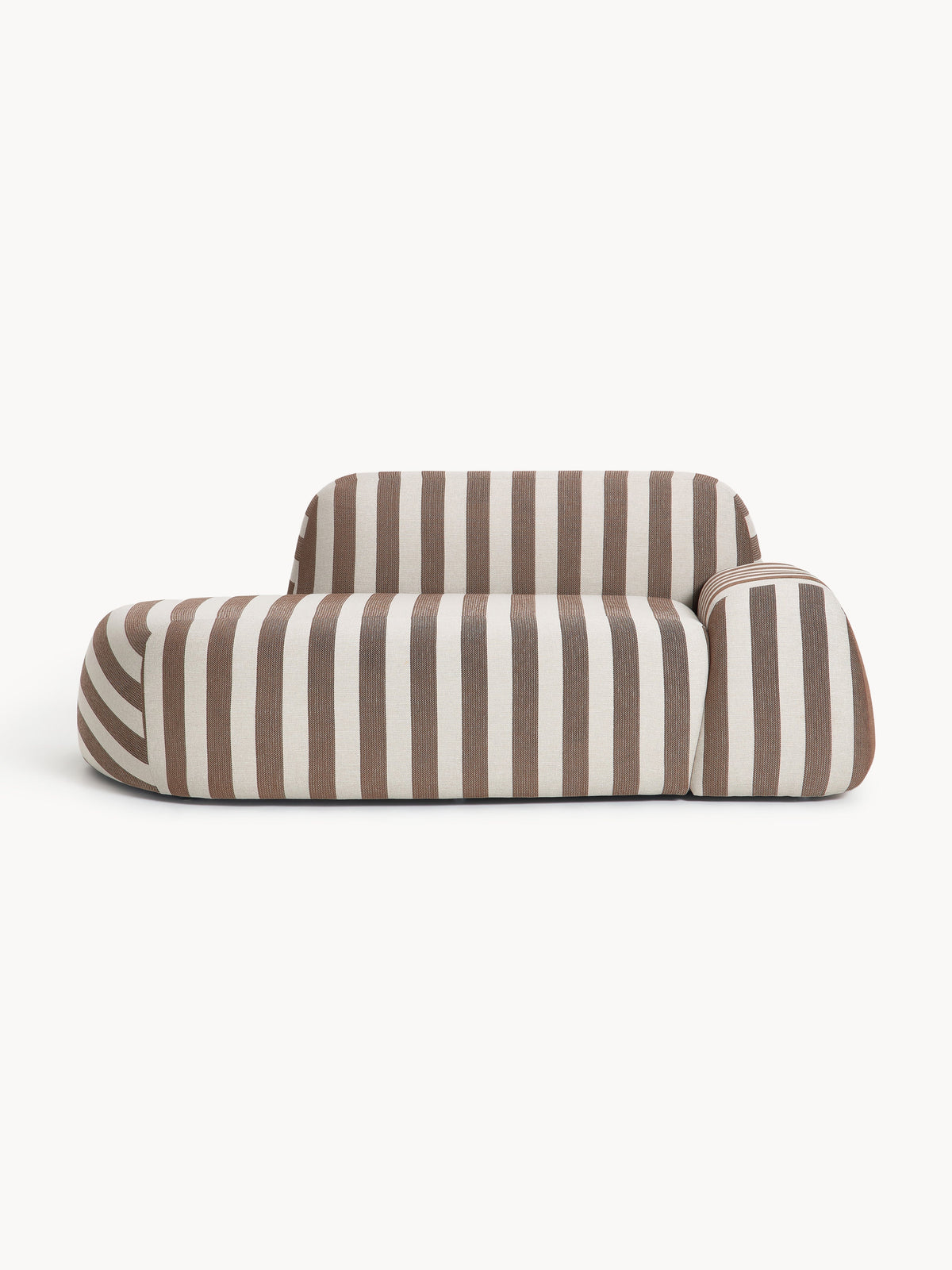 Wolstena Striped Sofa (2-Seater) with Chaise Longue