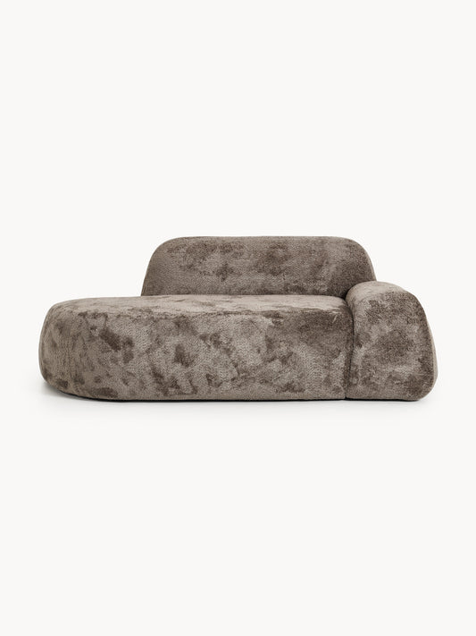 Wolstena Teddy Bouclé Sofa (2-Seater) with Chaise Longue