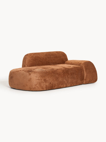Wolstena Teddy Bouclé Sofa (2-Seater) with Chaise Longue
