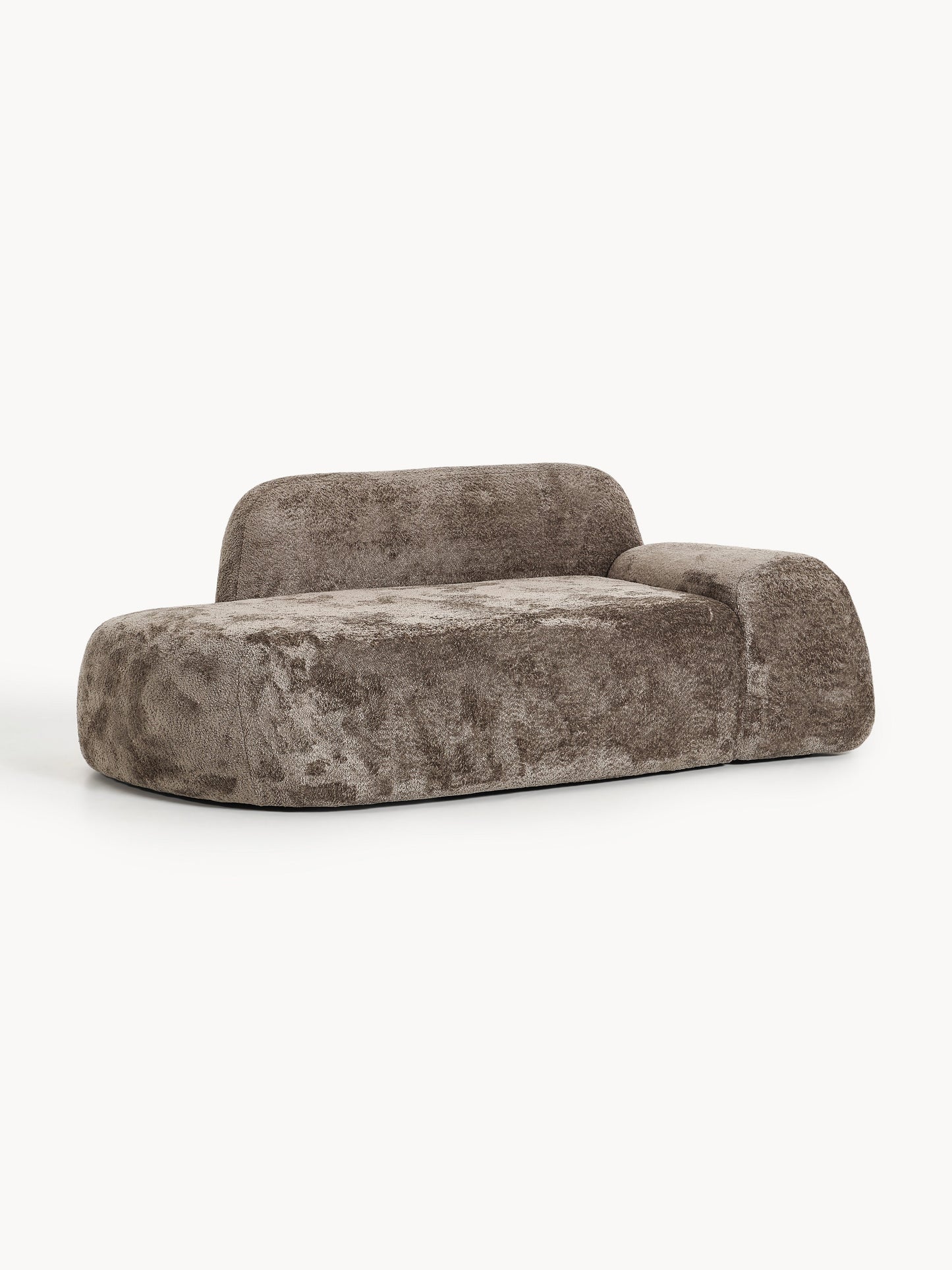Wolstena Teddy Bouclé Sofa (2-Seater) with Chaise Longue