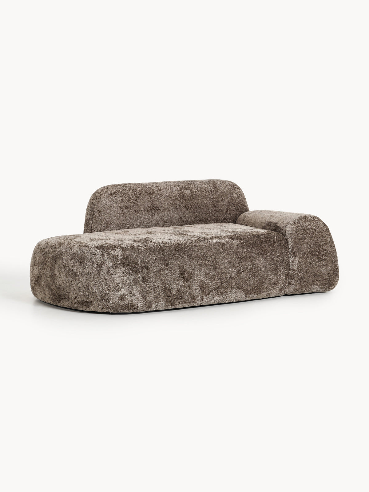 Wolstena Teddy Bouclé Sofa (2-Seater) with Chaise Longue