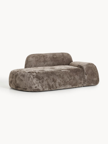 Wolstena Teddy Bouclé Sofa (2-Seater) with Chaise Longue