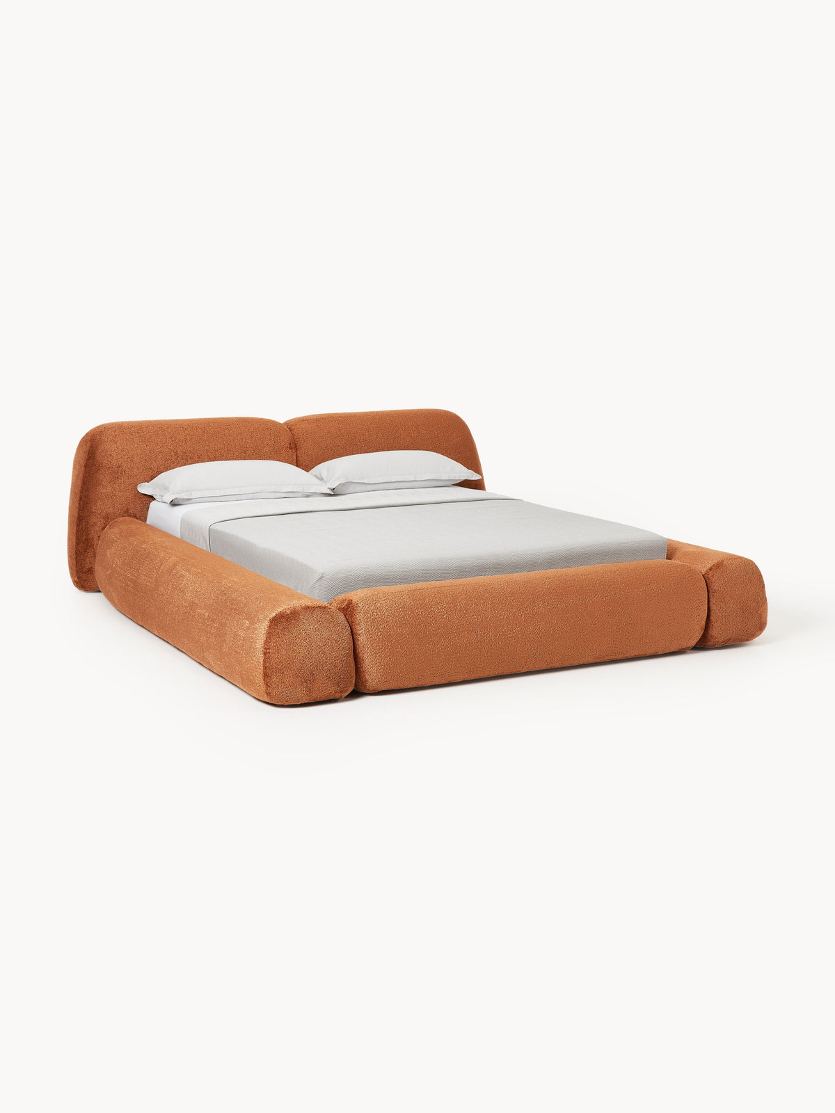 Wolstena Teddy Bouclé Upholstered Bed