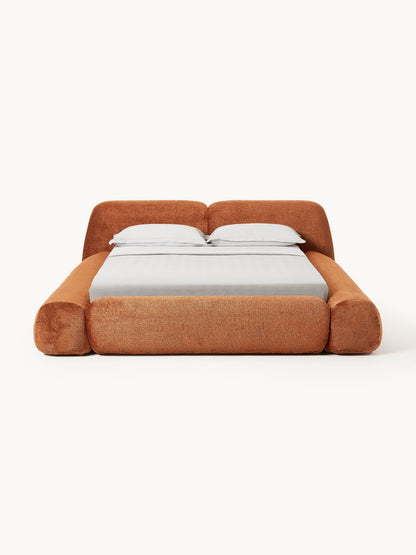 Wolstena Teddy Bouclé Upholstered Bed